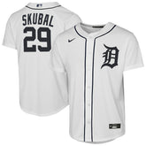 Tarik Skubal Detroit Tigers Youth Home Replica Player Jersey - White | Nike