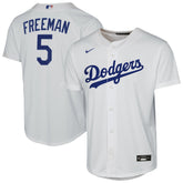Freddie Freeman Los Angeles Dodgers Youth Home Replica Player Jersey - White | Nike