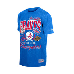 Atlanta Braves Mineral Wash T-Shirt - Royal | New Era