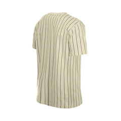 San Diego Padres Throwback Meshback Pinstripe T-Shirt - Cream | New Era