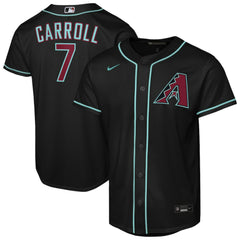 Corbin Carroll Arizona Diamondbacks Youth Alternate Replica Jersey - Black | Nike