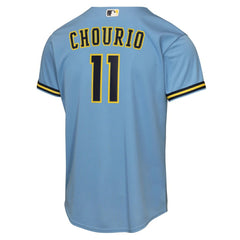 Jackson Chourio Milwaukee Brewers Youth Road Replica Jersey - Light Blue | Nike