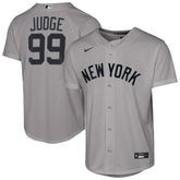 Aaron Judge New York Yankees Youth Road Replica Jersey - Gray | Nike