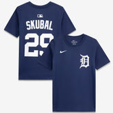 Tarik Skubal Detroit Tigers Youth Name & Number T-Shirt - Navy | Nike