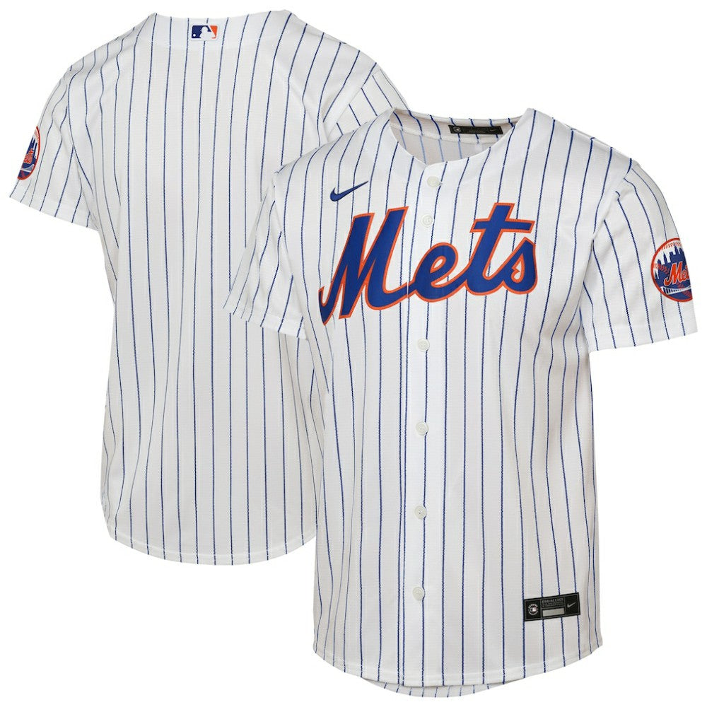 New York Mets Youth Home Stadium Jersey - White | Nike