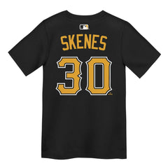 Paul Skenes Pittsburgh Pirates Preschool Name & Number T-Shirt - Black | Nike