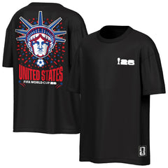 USMNT Outerstuff FIFA World Cup 2026 Rally Oversized 2-Hit T-Shirt - Black sale