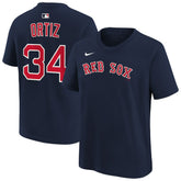 David Ortiz Boston Red Sox Youth Name & Number T-Shirt - Navy | Nike