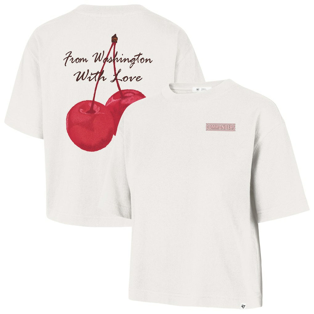 Washington Commanders '47 Women's Love Letter Reed City T-Shirt - Cream for sale