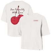 Kansas City Chiefs '47 Women's Love Letter Reed City T-Shirt - Cream cheap