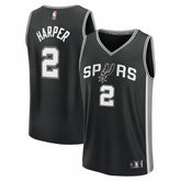 Dylan Harper San Antonio Spurs 2025 NBA Draft First Round Pick Fast Break Replica Jersey - Icon Edition - Black | Fanatics sale