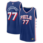 V. J. Edgecombe Philadelphia 76ers Youth 2025 NBA Draft First Round Pick Fast Break Replica Jersey - Icon Edition - Royal | Fanatics sale