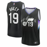 Ace Bailey Utah Jazz Youth 2025 NBA Draft First Round Pick Fast Break Replica Jersey - Statement Edition - Black | Fanatics online
