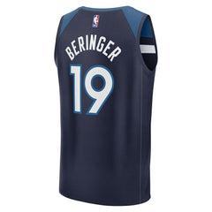 Joan Beringer Minnesota Timberwolves 2025 NBA Draft First Round Pick Fast Break Replica Jersey - Icon Edition - Navy | Fanatics online