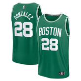 Hugo Gonzalez Boston Celtics Youth 2025 NBA Draft First Round Pick Fast Break Replica Jersey - Icon Edition - Kelly Green | Fanatics on sale