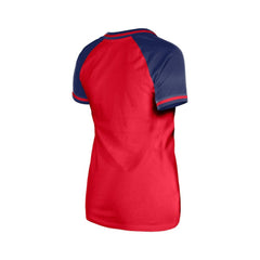 Philadelphia Phillies Women's Gameday V-Neck T-Shirt - Red | New Era