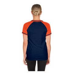 Detroit Tigers Women's Gameday V-Neck T-Shirt - Navy | New Era