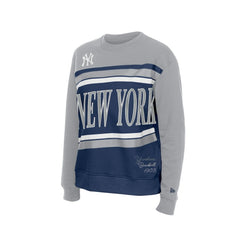 New York Yankees Women's Gameday Fleece Sweatshirt - Navy/Gray | New Era