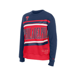 Philadelphia Phillies Women's Gameday Fleece Sweatshirt - Red/Navy | New Era