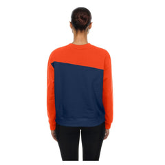 Detroit Tigers Women's Gameday Fleece Sweatshirt - Navy/Orange | New Era