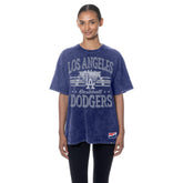 Los Angeles Dodgers Women's Oversized Boyfriend T-Shirt - Blue | New Era