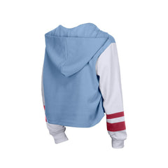 Philadelphia Phillies Women's Boxy Lace-Up Hoodie - Light Blue | New Era