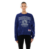 Los Angeles Dodgers Women's Throwback Oversized Boxy Sweatshirt - Royal | New Era