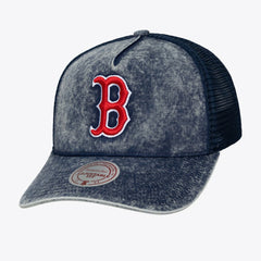 Boston Red Sox Unisex Gameday Adjustable Trucker Hat - Navy | Mitchell & Ness