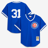 Greg Maddux Chicago Cubs Authentic Batting Practice Jersey - Royal | Mitchell & Ness
