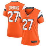 J.K. Dobbins Denver Broncos Women's Team Game Jersey - Orange | Nike for sale