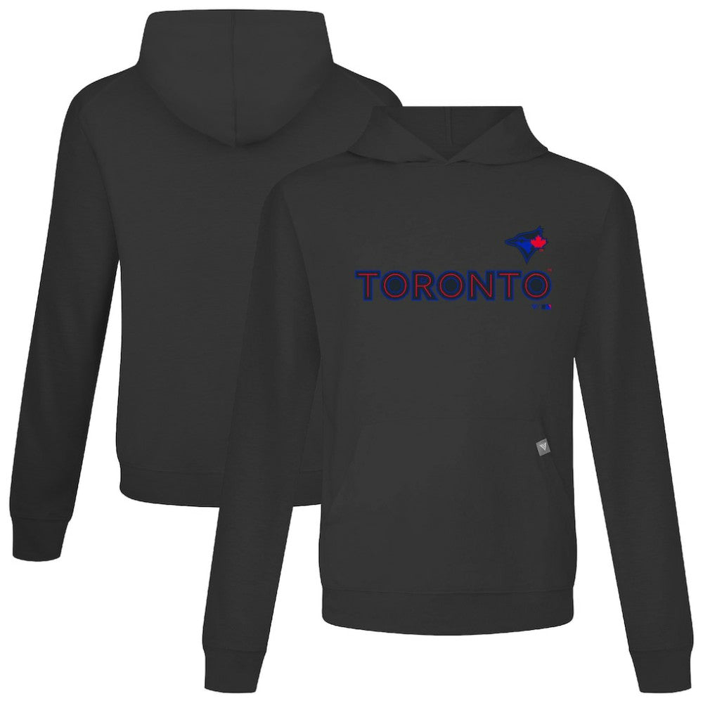 Toronto Blue Jays Levelwear City Connect Relay Core Logo Pullover Hoodie - Black