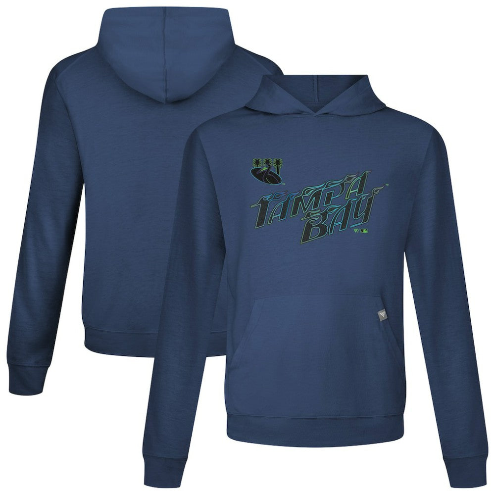 Tampa Bay Rays Levelwear City Connect Relay Core Logo Pullover Hoodie - Navy