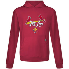 St. Louis Cardinals Levelwear City Connect Relay Back Splash Pullover Hoodie - Red
