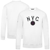 New York Mets Levelwear City Connect Zane Back Splash Sweatshirt - White