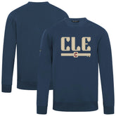 Cleveland Guardians Levelwear City Connect Zane Back Splash Sweatshirt - Navy