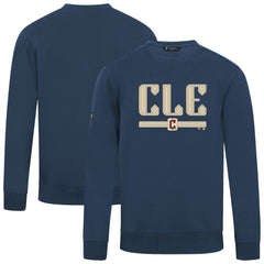 Cleveland Guardians Levelwear City Connect Zane Back Splash Sweatshirt - Navy