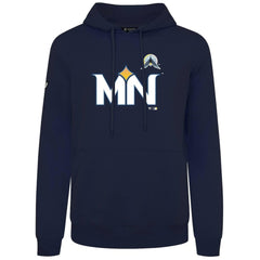 Minnesota Twins Levelwear City Connect Podium Core Logo Pullover Hoodie - Navy
