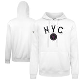New York Mets Levelwear City Connect Podium Back Splash Pullover Hoodie - White