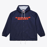 Chicago Bears Coaches Full-Snap Hooded Windbreaker Jacket - Navy online