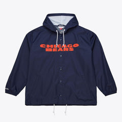 Chicago Bears Coaches Full-Snap Hooded Windbreaker Jacket - Navy online