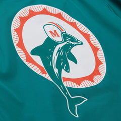 Miami Dolphins Coaches Full-Snap Hooded Windbreaker Jacket - Aqua discount