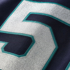 Ichiro Suzuki Seattle Mariners 2006 Cooperstown Mesh Batting Practice Button-Up Jersey - Navy | Mitchell & Ness