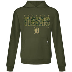 Detroit Tigers Levelwear Relay Protect Pullover Hoodie - Green