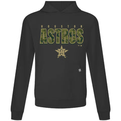 Houston Astros Levelwear Relay Protect Pullover Hoodie - Black