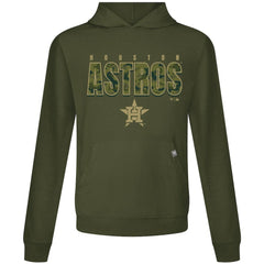Houston Astros Levelwear Relay Protect Pullover Hoodie - Green