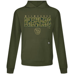 Milwaukee Brewers Levelwear Relay Protect Pullover Hoodie - Green