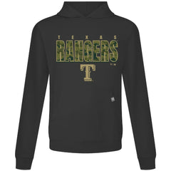 Texas Rangers Levelwear Relay Protect Pullover Hoodie - Black
