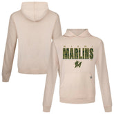 Miami Marlins Levelwear Relay Protect Pullover Hoodie - Khaki