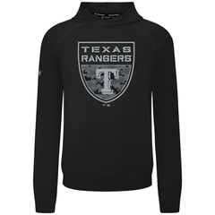 Texas Rangers Levelwear Mandate Buckler Tri-Blend Pullover Hoodie - Black
