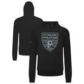 Pittsburgh Pirates Levelwear Mandate Buckler Tri-Blend Pullover Hoodie - Black